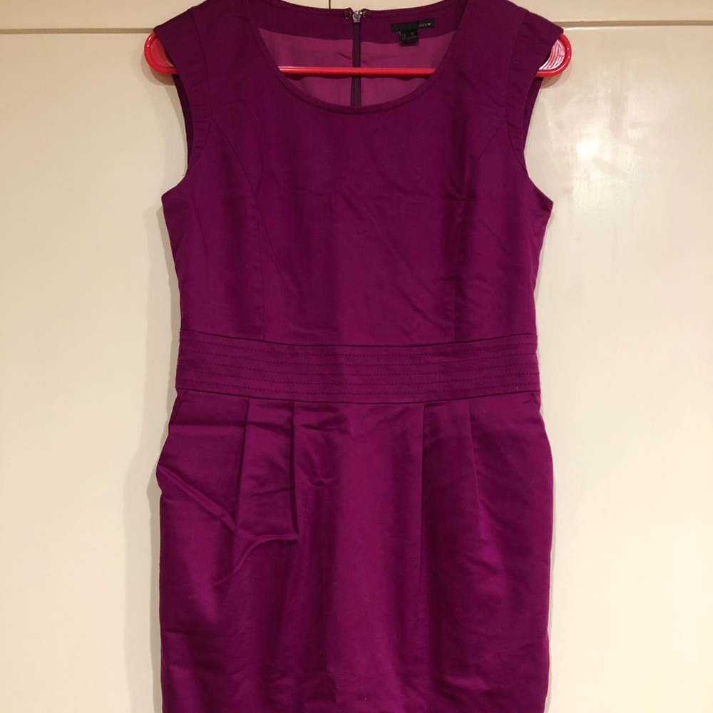 Purple dress, size 4.